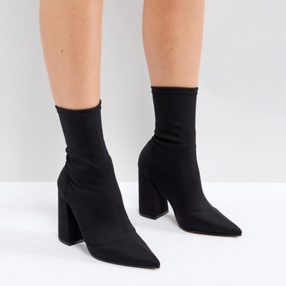 ASOS high heeled sock boots - Picture 4 of 4